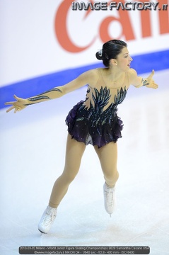2013-03-02 Milano - World Junior Figure Skating Championships 9628 Samantha Cesario USA